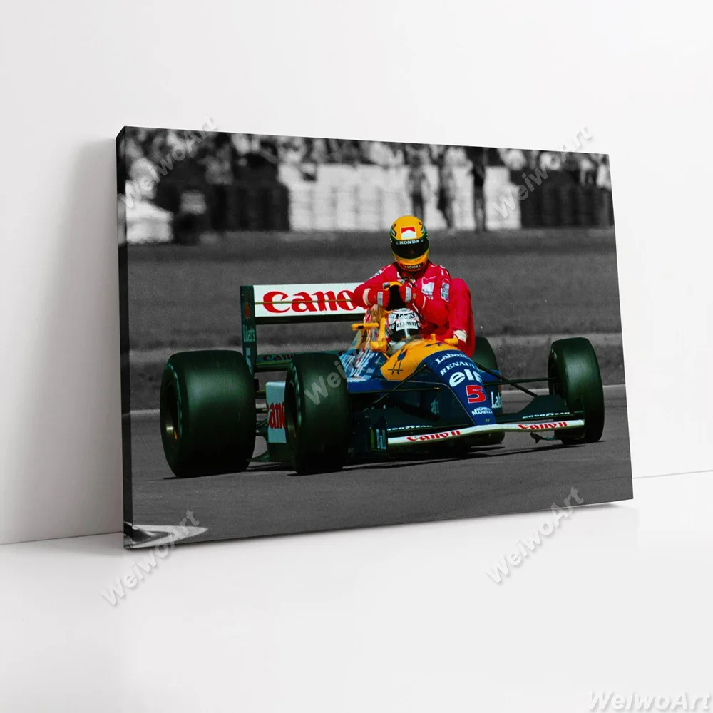 Nigel Mansell F1 Posters Racing Car Canvas Painting British Formula 1 Driver Wall Art Prints Picture For Room Decor Cuadros