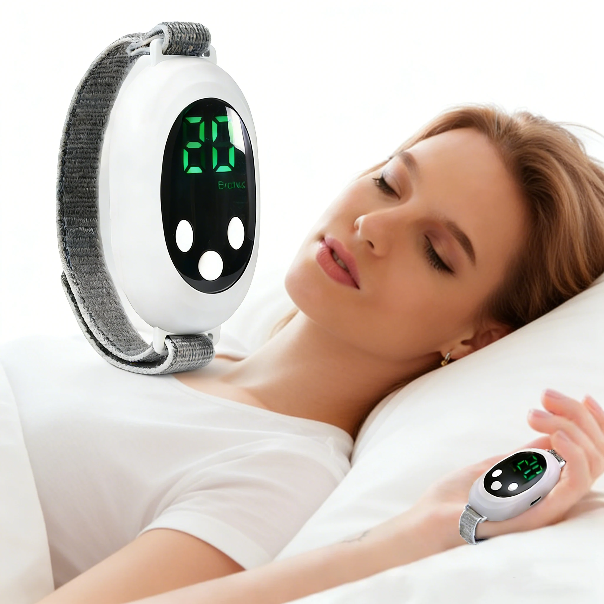 Smart EMS Sleep Aid Device with Adjustable Intensity