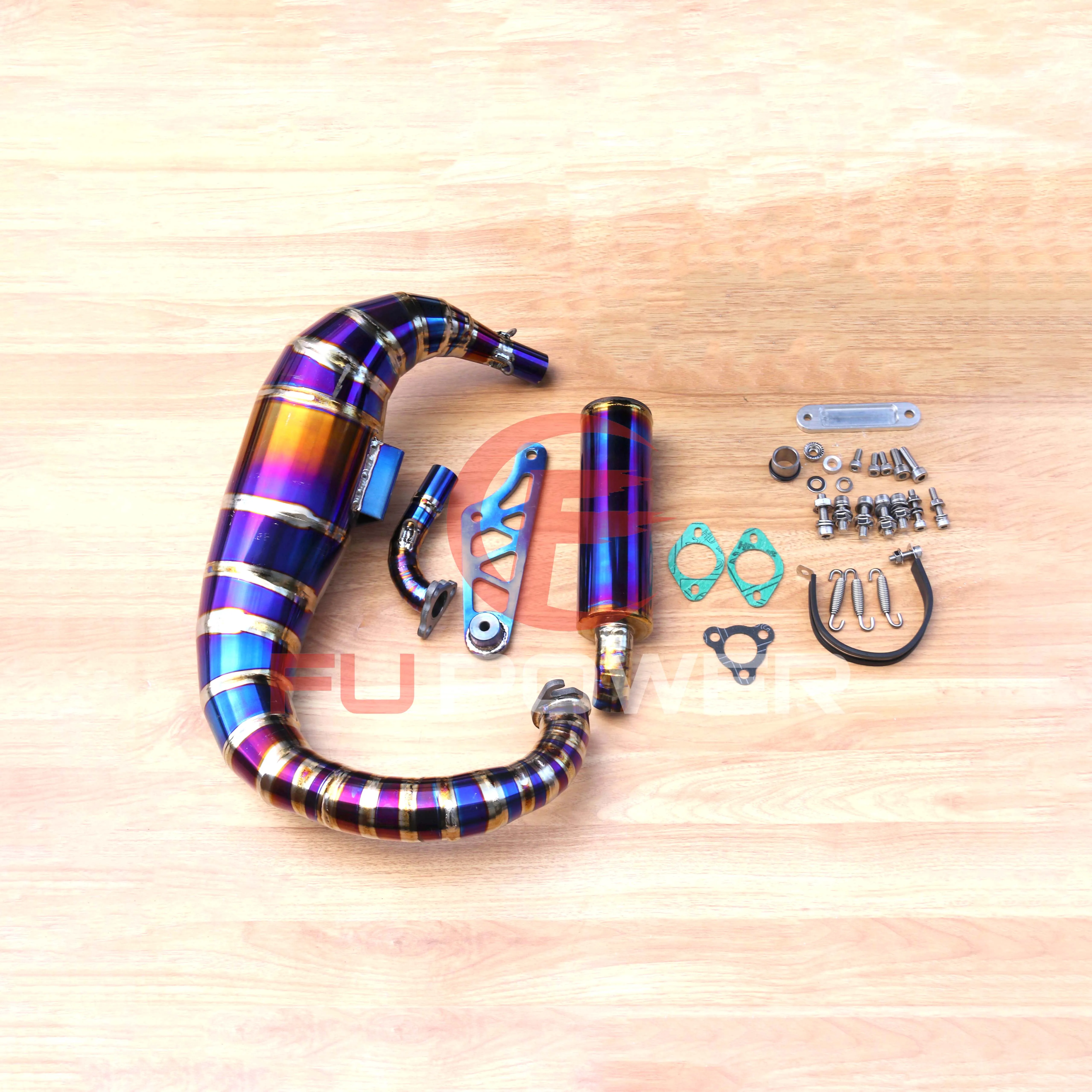 

CUSTOM Titanium Motorcycle Exhaust Kit