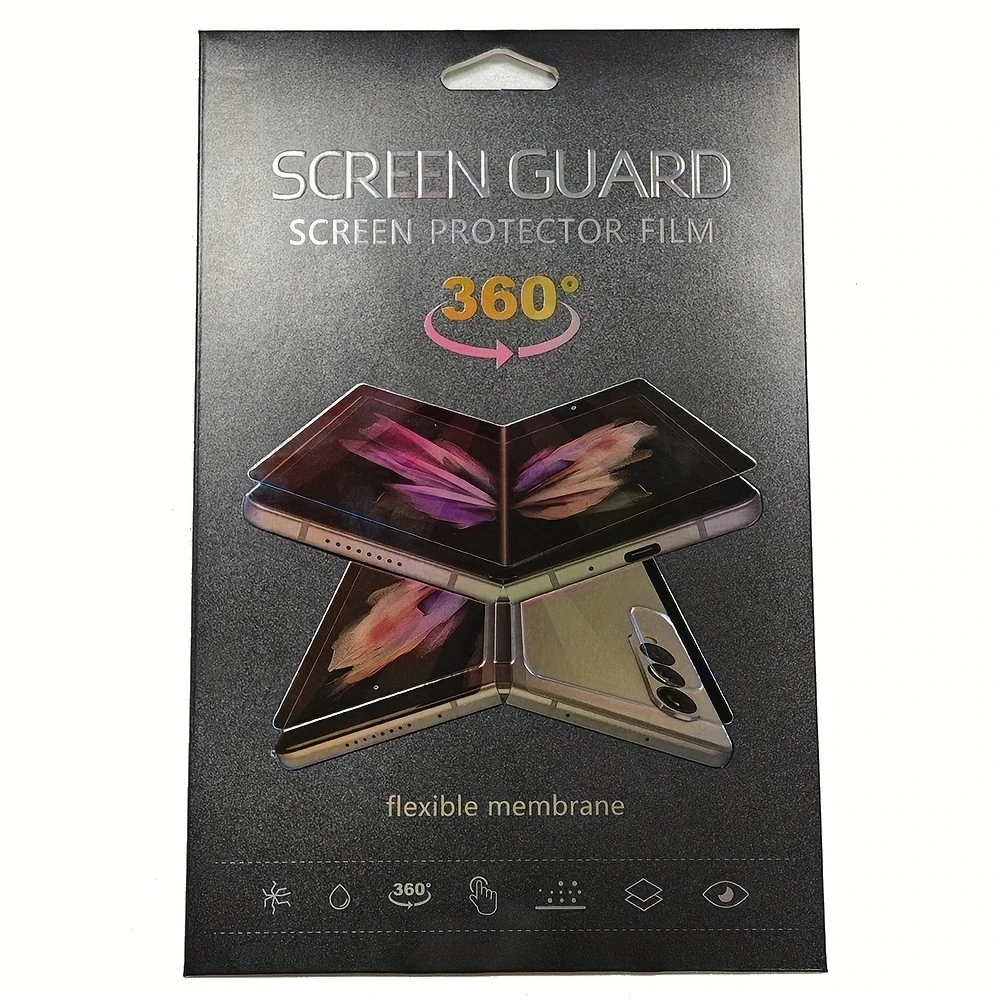 Diamentowa folia hydrożelowa Tpu do Samsung Galaxy Z Fold 6 5 4 3 2 Anti Oil Stains Screen Protector Front Back Flip6 Fold6 5G Flip 6