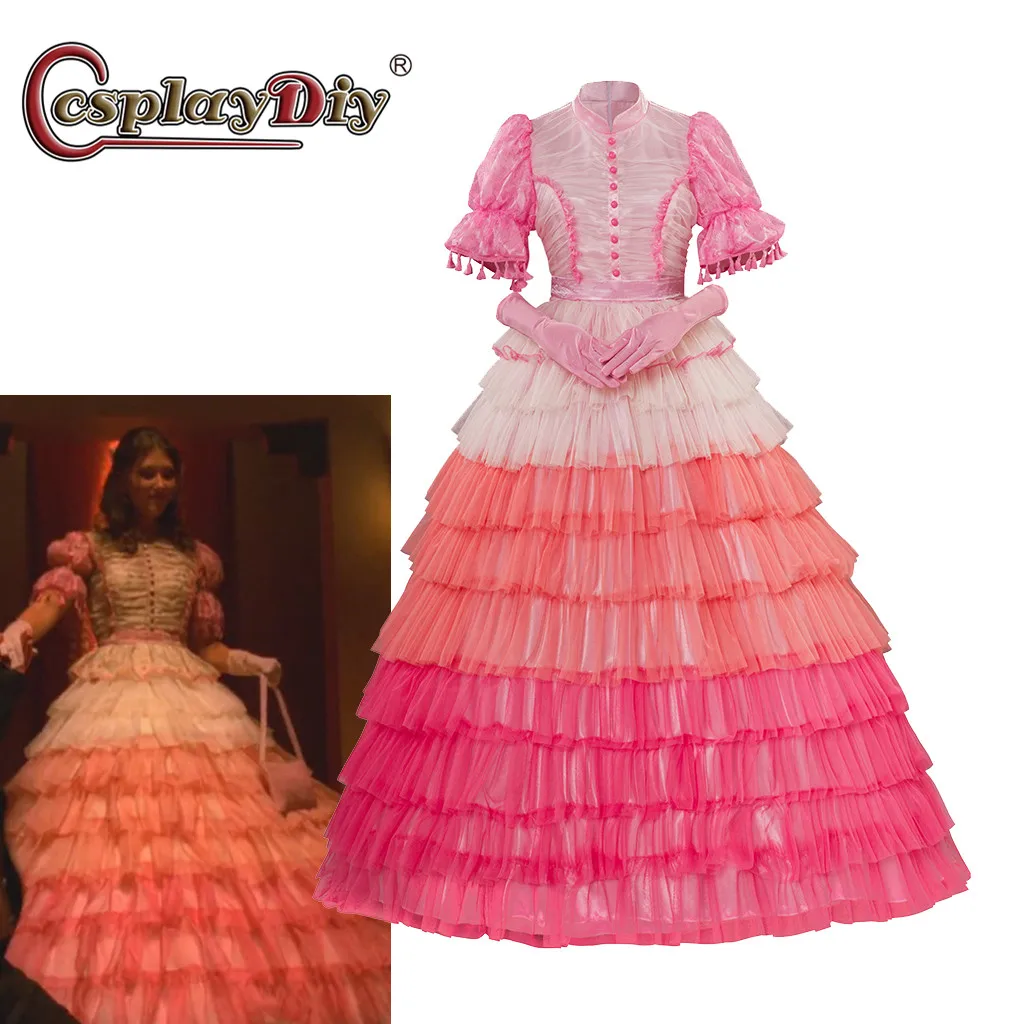 

Cosplaydiy Movie Firefly Kaylee Frye Costume Cake Dress Evening Party Dress Shindig dress Fancy Adult Women Princess Costume