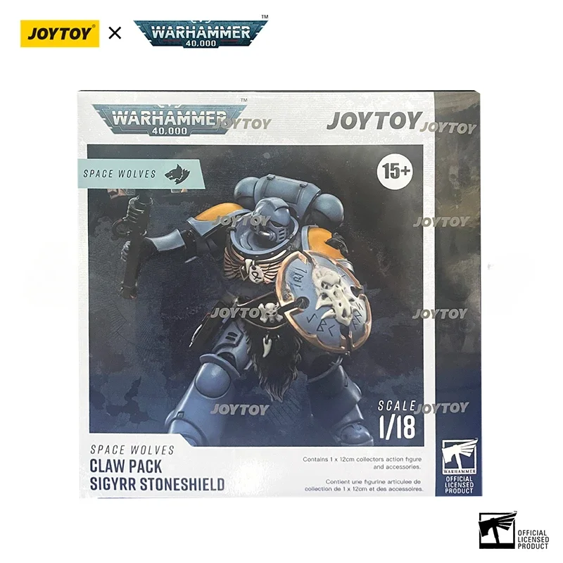 JOYTOY 1/18 Actionfigur 40K Space Wolves Claw Pack Sigyrr Stoneshield Anime Collection Militärmodell