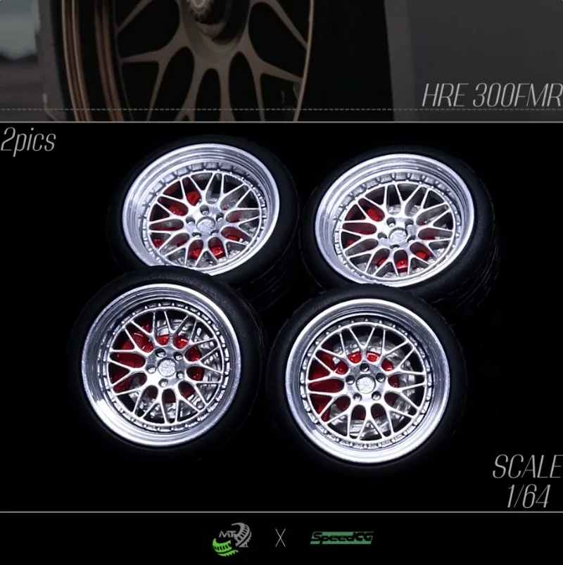 Resin Wheels Rubber Tires Car Modified Wheel Hub 1/64 SpeedCG 65/64/63 10/11mm Suitable for 1:64 Static Model Cars Boys Gift