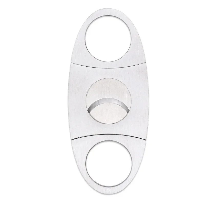 Mini cuchillo de cigarrillo portátil de acero inoxidable, herramienta de corte de cizalla, tijeras de Metal para cigarros