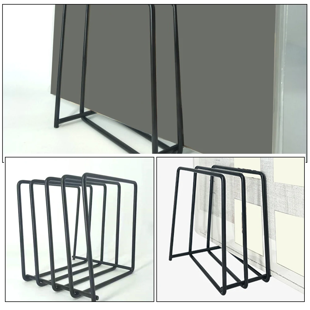 

Record Rack Cd Storage Units Vinyl Support Holder Stand Album Display Metal Player Table Holders