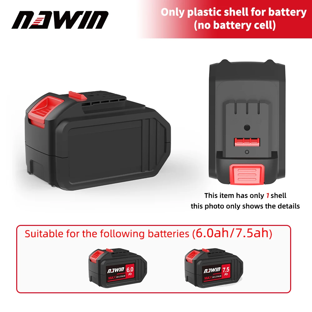 NAWIN battery shell plastic shell only shell without battery cell