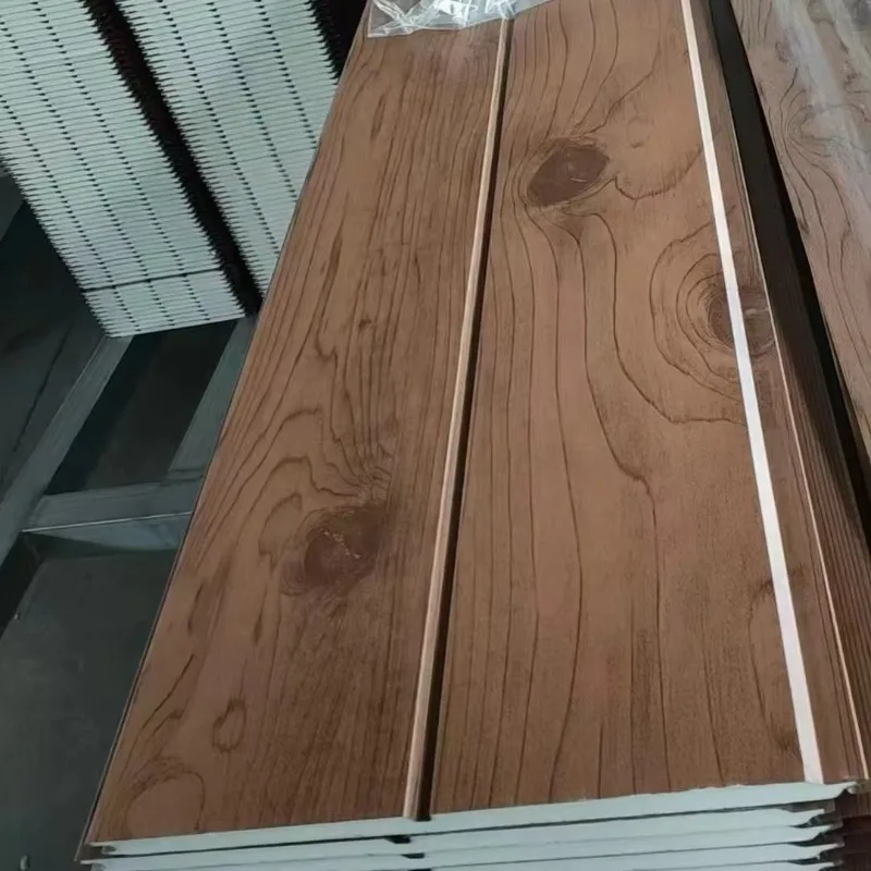 

Energy Saving PU Sandwich Panel Thermal Insulated Wall Board Aluminum Zinc Wall Siding for Building Project