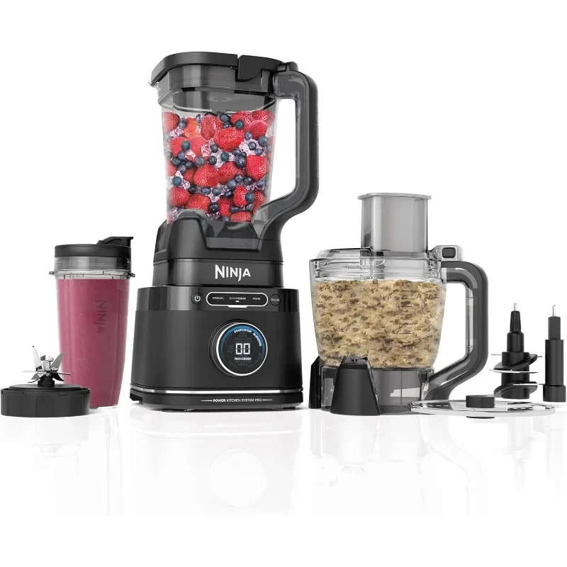 Ninja TB401 Detect Kitchen System Power Blender + Processor Pro, BlendSense Technology, Blender, Chopping & Smoothies