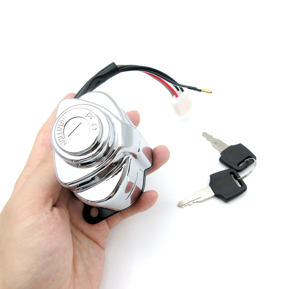 Motorcycle Ignition Switch Lock Accessories With 2 Key For Honda Shadow VT600 400 750 Steed Magna250 VLX 400 VLX600 CA250 DDY250