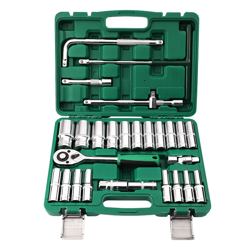 

Tool 28 pieces Extended hexagonal auto repair sleeve Wrench set Manual car repair auto maintenance set