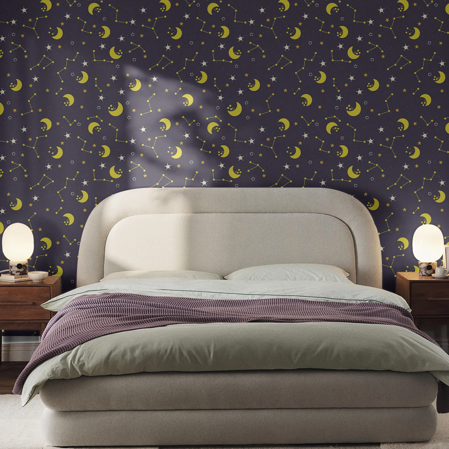 

Cartoon Style Children's Room Wall Decoration Waterproof Self-Adhesive Wallpaper Bedroom Living Room Pvc Wall Sticker