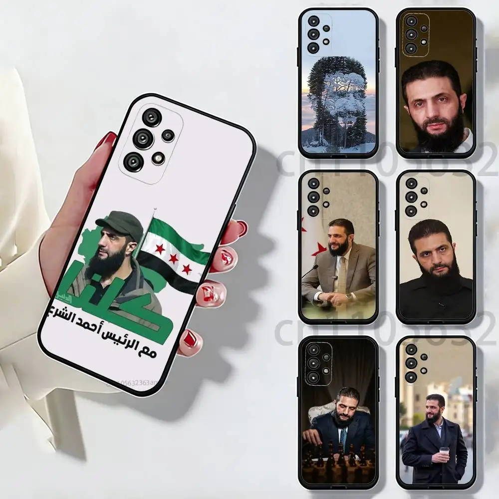 Ahmed al-Sharaa Syrian Phone Case For Samsung Galaxy A13,21s,22,31,32,52,53,71,80,A91 Soft Black Shell