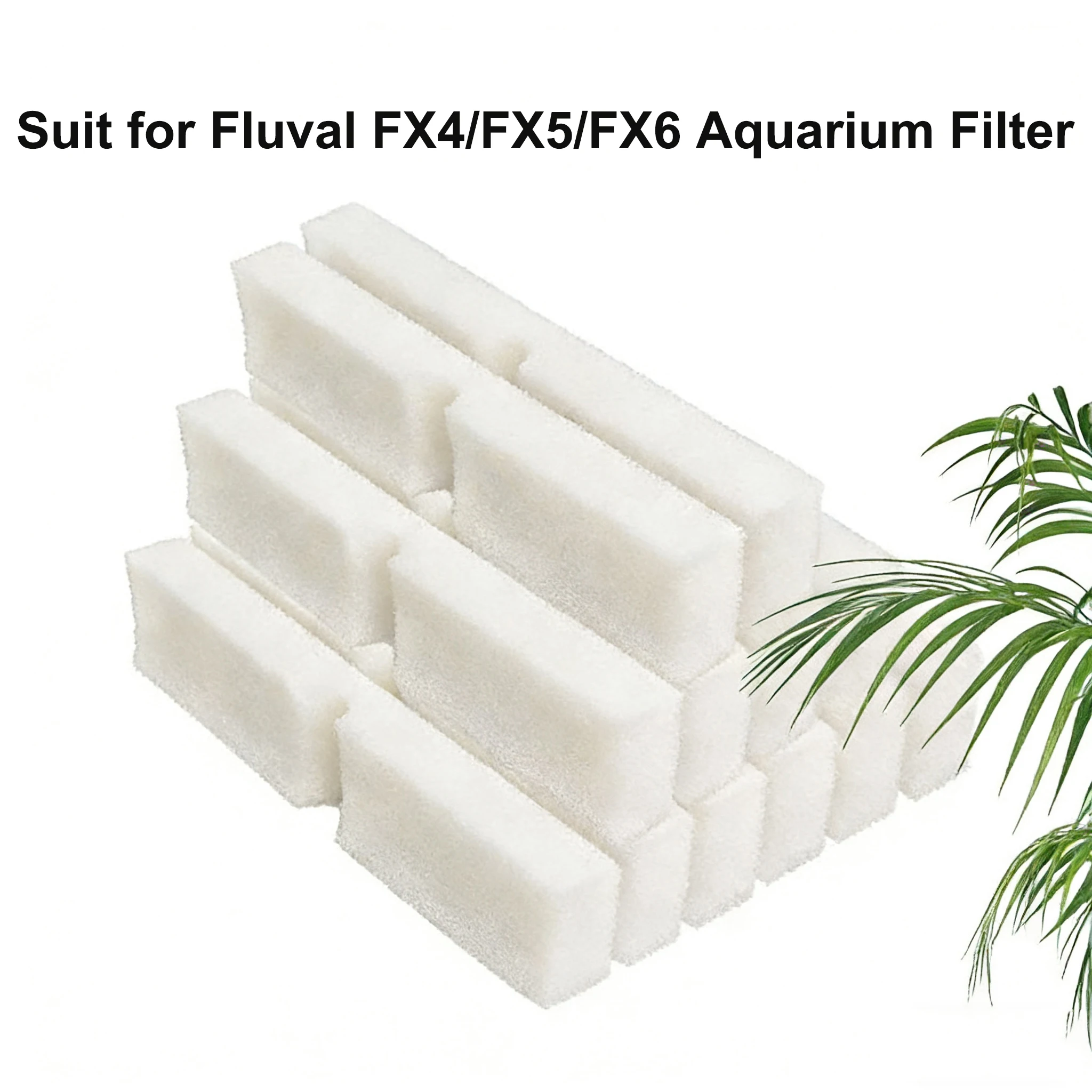 

Высокое качество, 6 или 12/20 шт., совместимая пенопластовая прокладка, подходит для аквариумного фильтра Fluval FX4/FX5/FX6