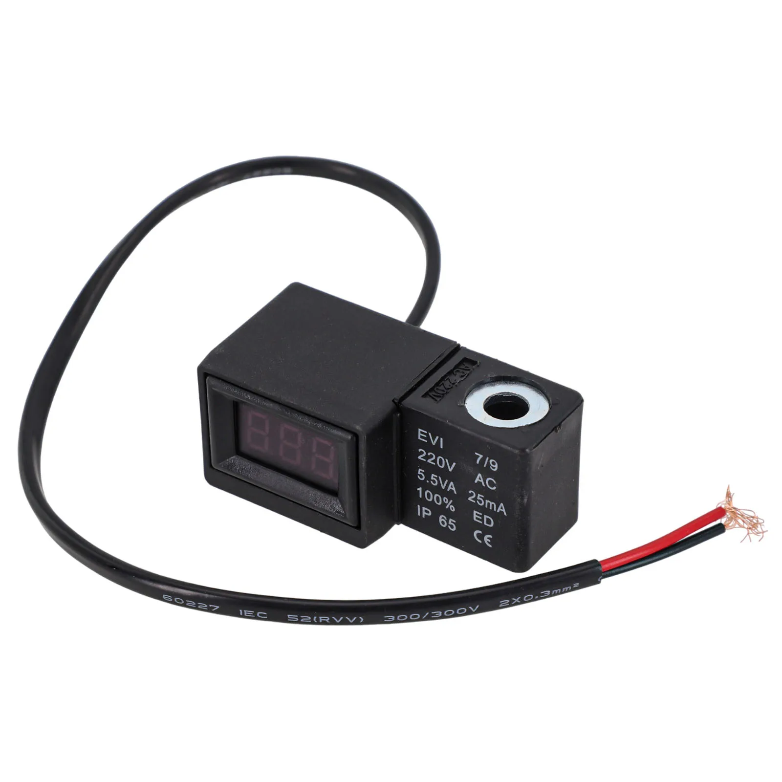 

Solenoid Valve Check Valve AC 220V Black Copper(Check Valve) Plastic(Digital Coil) Sturdy Material Electromagnetic