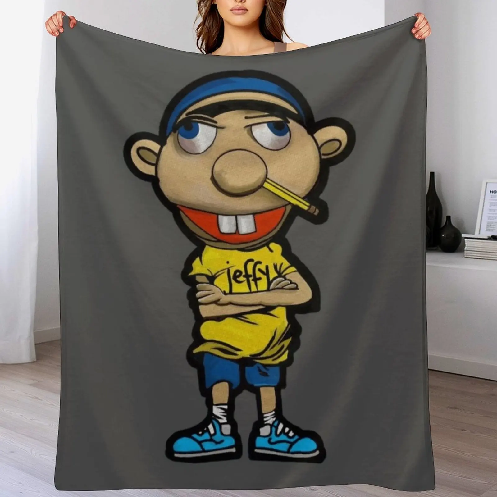 

Jeffy 2024 New Throw Blanket Color Fast Cozy Throw Blanket