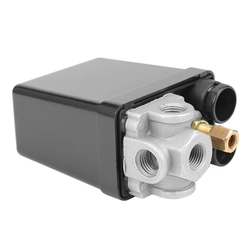 

ABBN-6X Heavy Duty Air Compressor Pressure Switch Control Valve 90 PSI -120 PSI Black