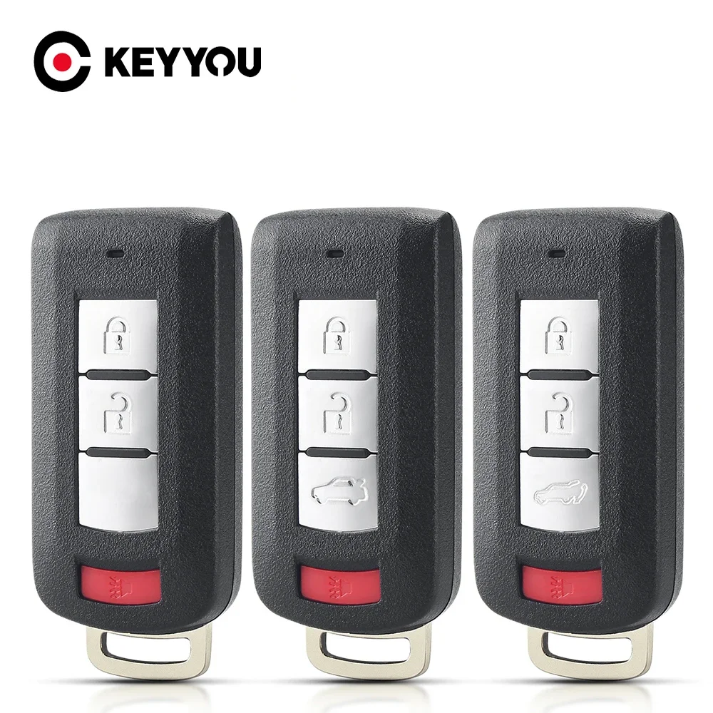 

KEYYOU 2/3/4 Buttons Car Remote Key Shell for MITSUBISHI ASX Outlander Sport Pajero Shogun Montero Lancer RVR