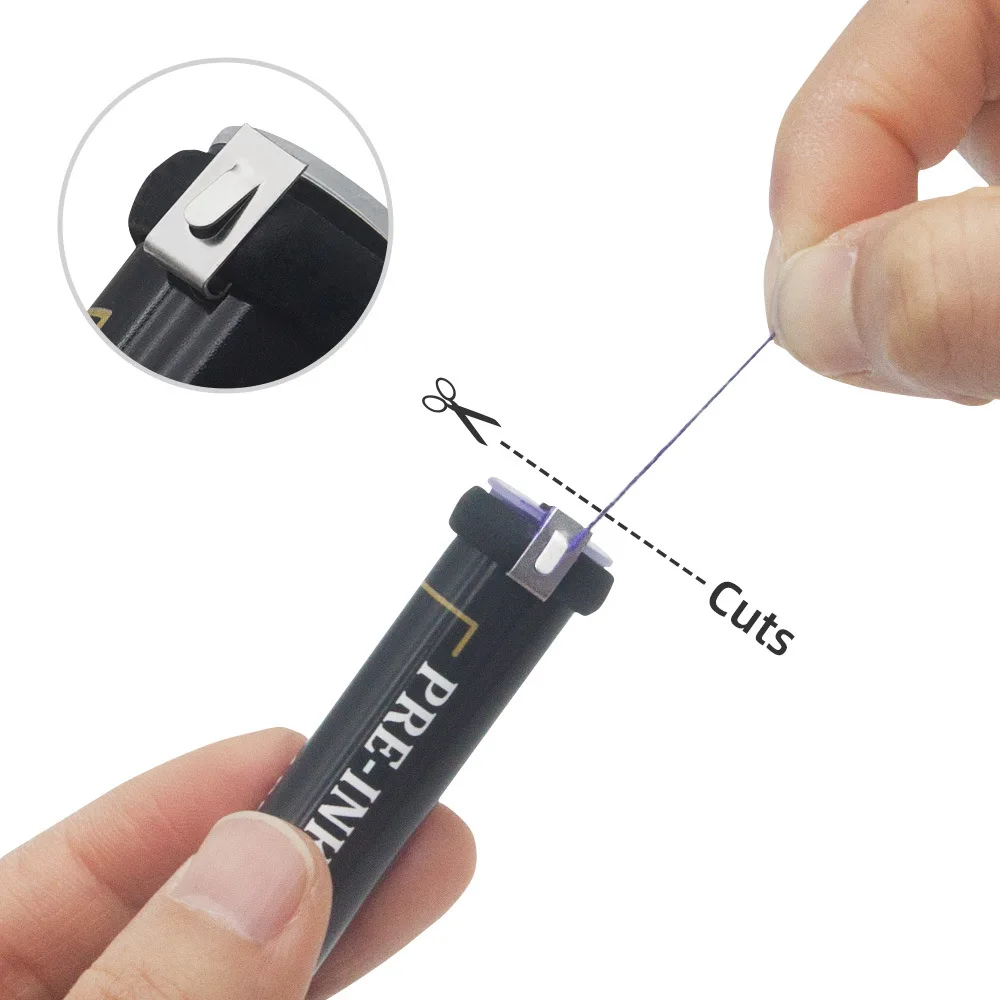 

Transparent Tattoo Ink Line Ruler Portable Mapping String Tube for Positioning Embroidery And Makeup Tools 30m