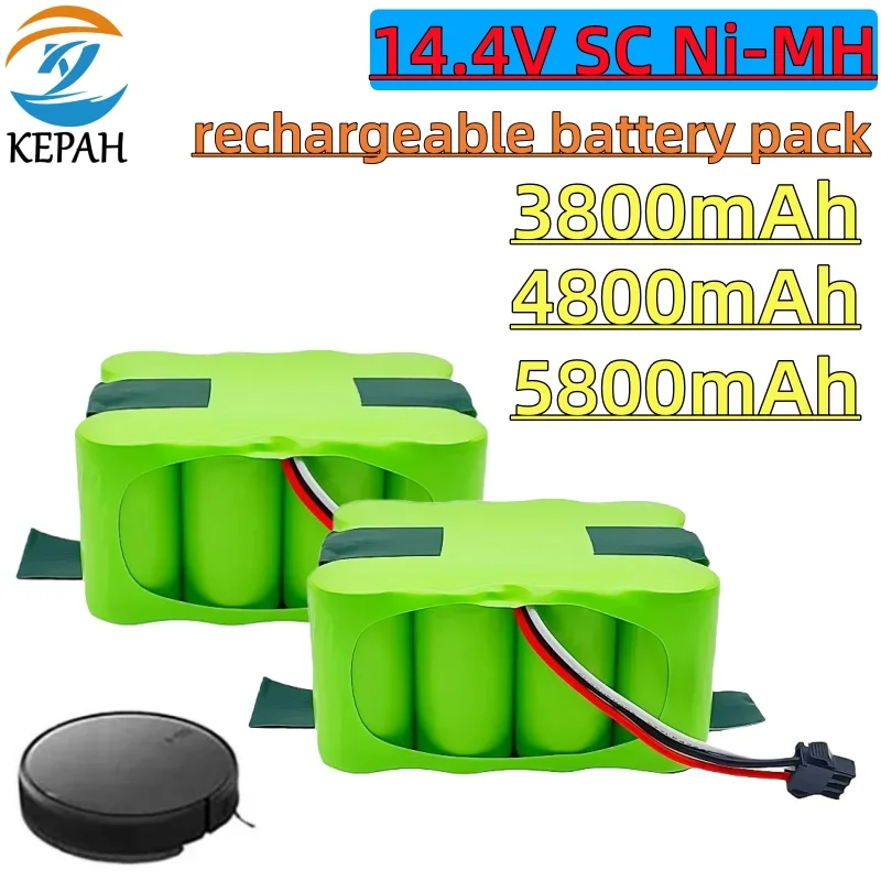 

NEW 14.4V Ni-MH SC Rechargeable Battery for KV8 XR210 XR210A XR210B XR510B XR510C Vacuum Cleaner Sweeping Robot