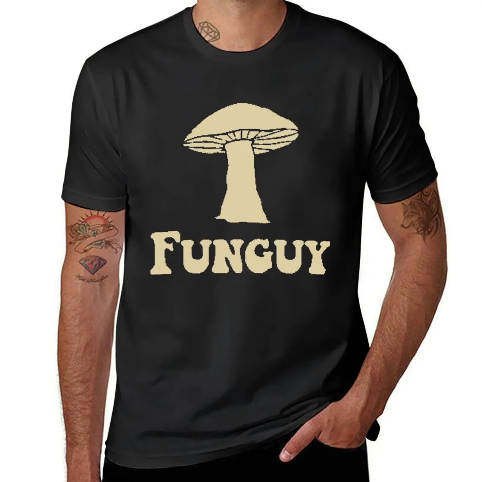 Funguy T-Shirt plus sizes summer top quick-drying anime mens plain t shirts