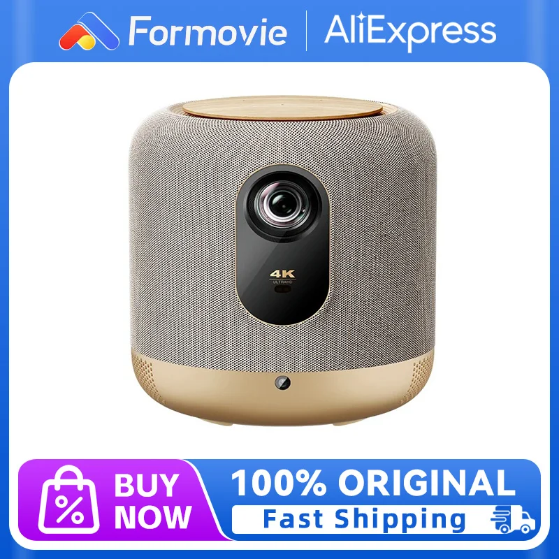 Formovie V10 Laser Projector For Home 4K Full HD Cinema 2500ANSI Lumens Portable HDR Fengmi Smart Beamer MEMC 240HZ Theater