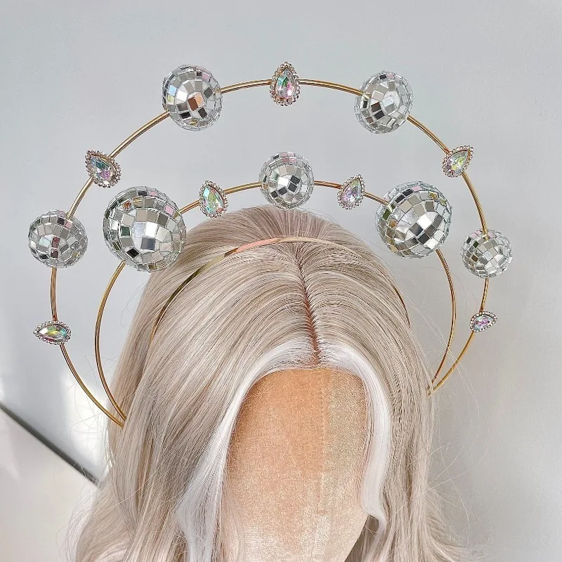 tiara-halo-bola-de-discoteca-coroa-dourada-de-camada-dupla-com-bolas-espelhadas-e-strass-acessorio-de-fantasia-para-festa-anos-70-para-mulheres