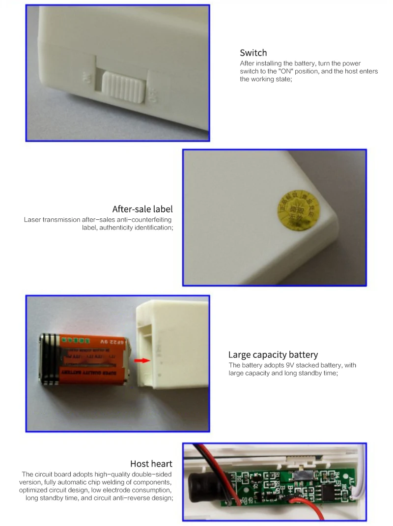 Alarma para el hogar Detector de alarma de fuga de agua 110dB Sensor de fugas de agua independiente detección alerta de inundación sistema de seguridad de desbordamiento