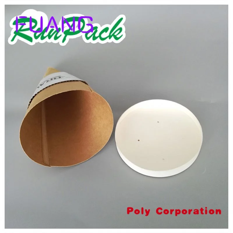 Runxing Spaghetti Pasta Cone Takeout Box Embalagem Bolo Embalagem Food Grade, Papel Kraft Descartável 2-3 Semanas 3-7 Dias Aceitar