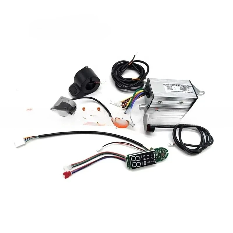 10 Inch E Scooter Controller Kit 36V 17A 500W YFS-Z1 Brushless Motor Controller Display Throttle Front Rear Light Kit Accessory