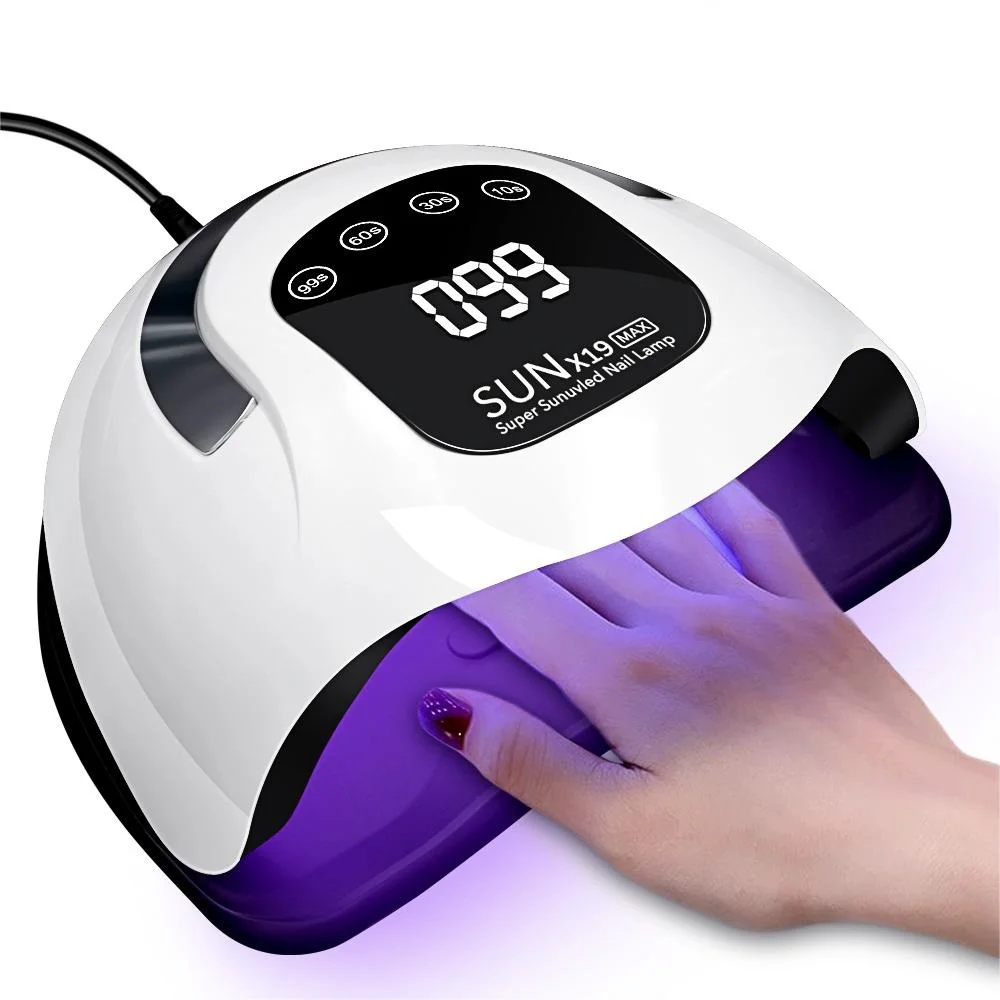 SUN X19 MAX UV LED Nail Drying Lamp 320W Professional UV Nail Dryer Light for Gel Nails 72 Beads Fast Curing Gel Polish Lamp