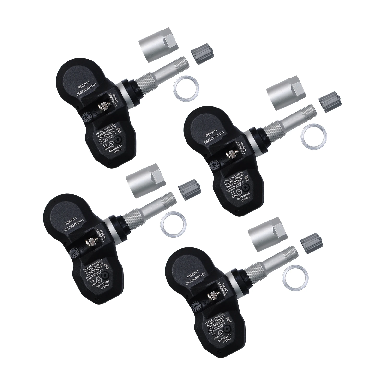 

4 шт. датчики давления в шинах TPMS для BMW 36236781847 36236798726 433 МГц монитор давления прямая установка