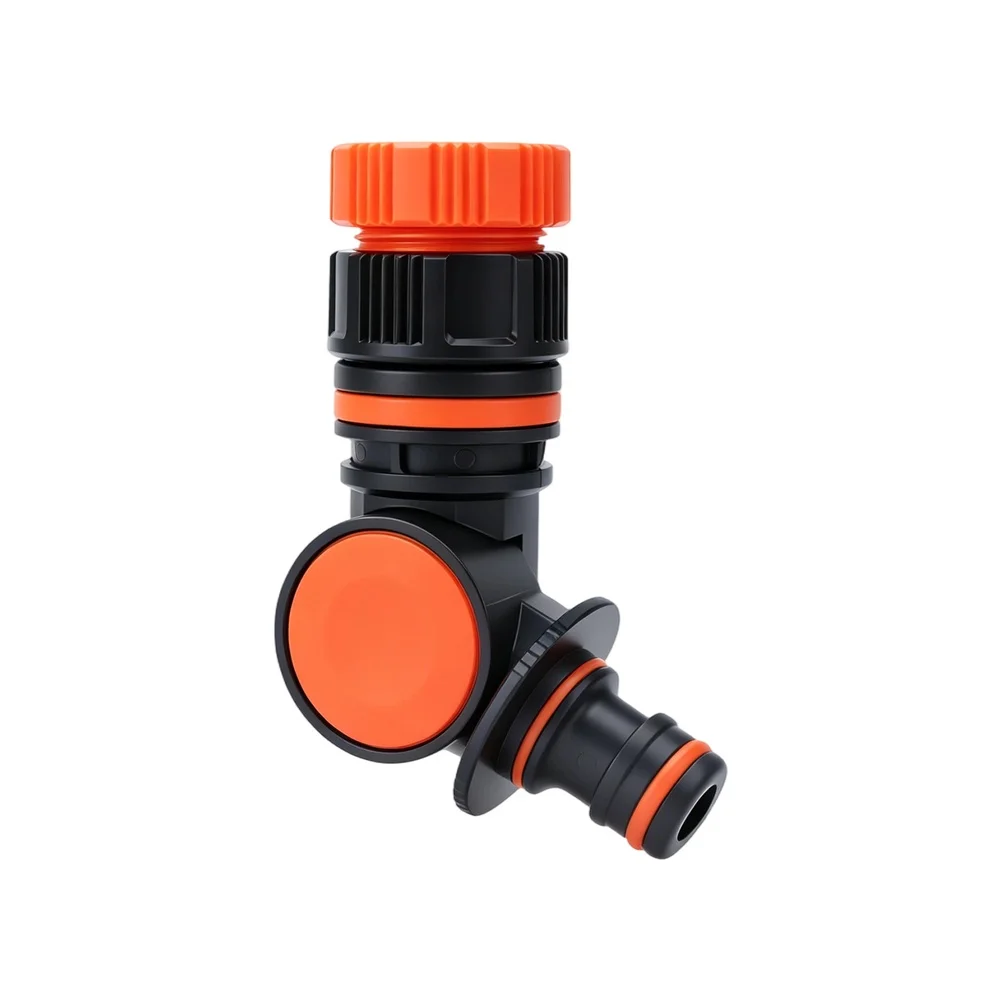 Quick Connect Adapter for Garden Hoses and Indoor Water Sources Featuring Stable Grip and Rotational Flexibility