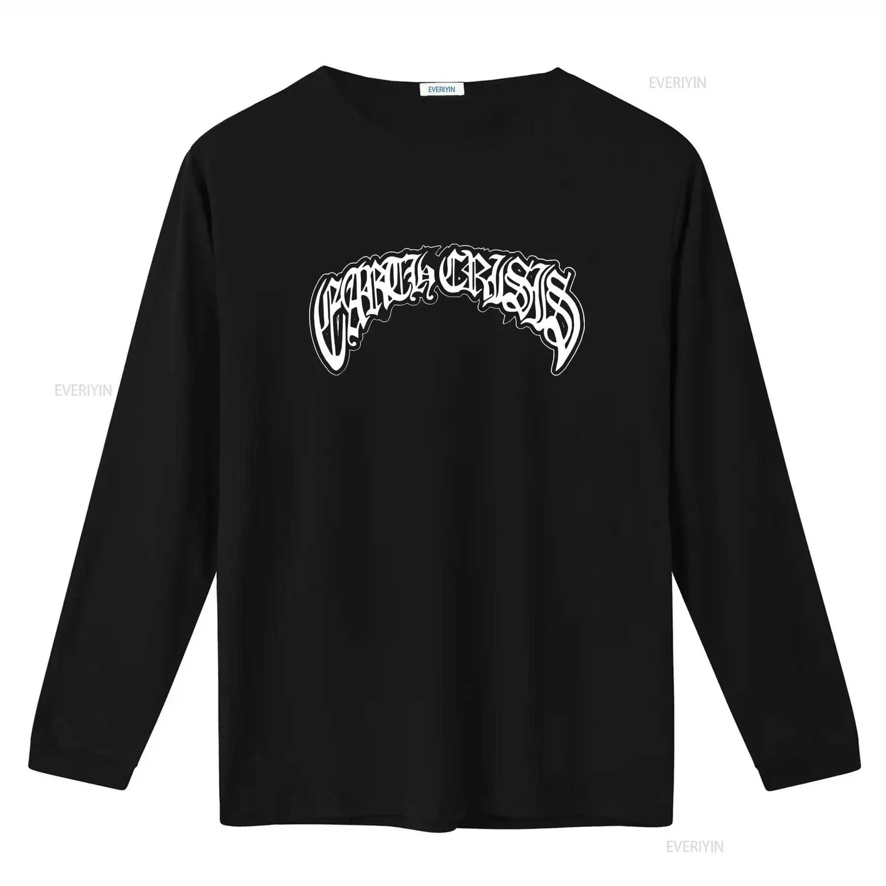 Earth Crisis Destroy Heavy Cotton T Shirt Bold Gothic Design for Punk Rock Fans vintage Washed graphic Breathable Stretched
