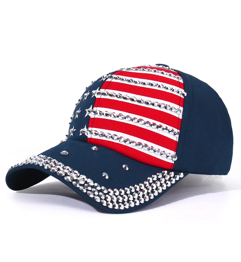 1pcs Sun block baseball cap women\'s fashion trend  duck hat Summer festival party carnival rhinestone diamond-studded  men