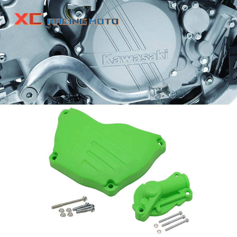 

Motorcycle Clutch Guard Water Pump Protector For Kawasaki KX250F KX 250F 2009-2023 2013 2014 2015 2016 2017 Motocross Dirt Bike