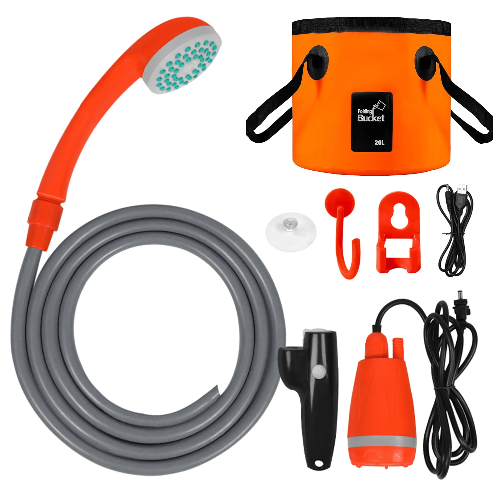 

Внешний аккумулятор со шлангом 2 м, 2,5-л/мин, USB-зарядка