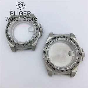 BLIGER 40mm /43mm Khám phá 2 Trường hợp khung sapphire khung Sapphire NH34 NH35 NH35 NH36 ETA2824 PT5000 Miyota DG2813 3804 12 Trường hợp bán kính bán hàng chính - №8