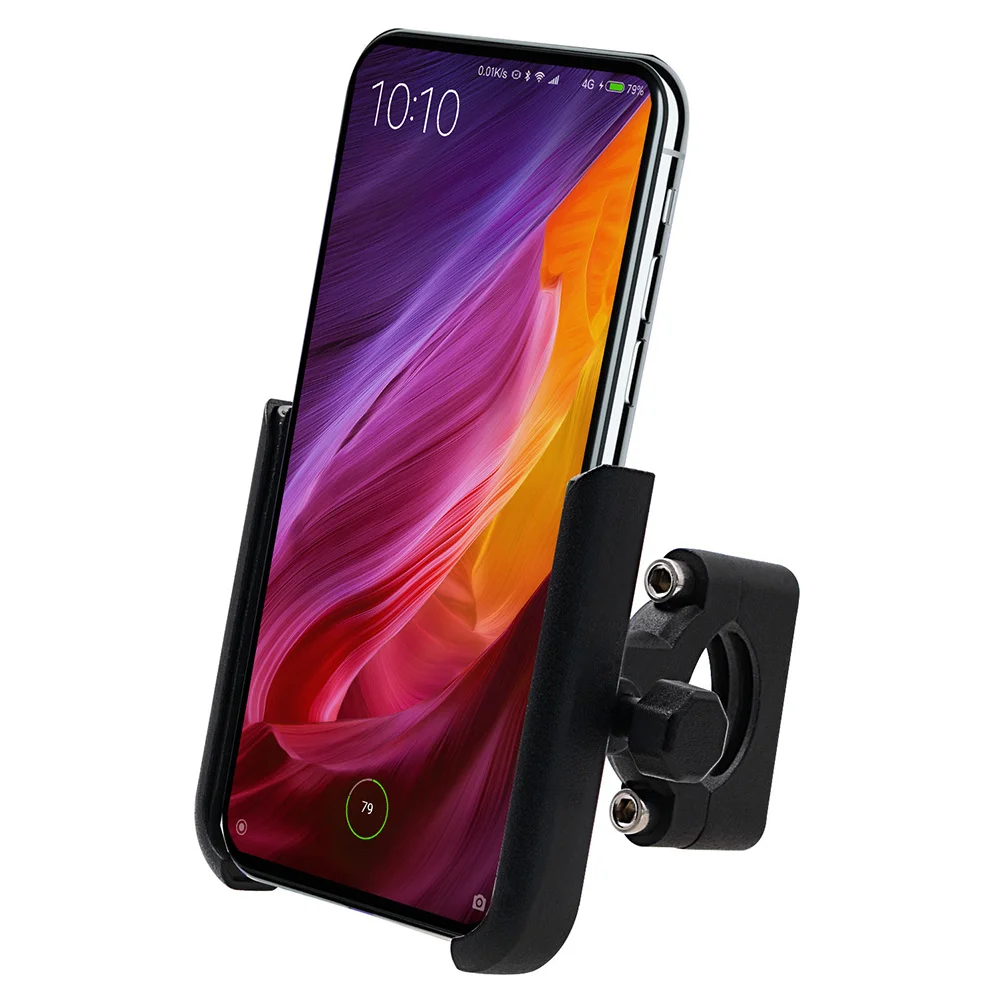 

Aluminum Alloy Phone Mount Motorcycle Handlebar Holder 360 Degree Adjustable Mobile Phone Bracket for Atv Snowmobile Tricycle