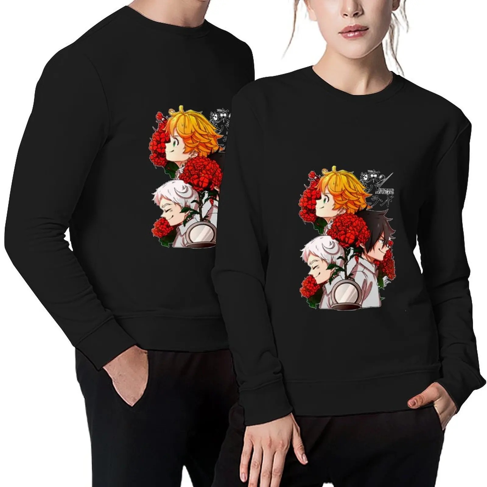 

Ray Emma and Norman - The Promised Neverland Pullover male clothes men's coat men wear new sweatshirts