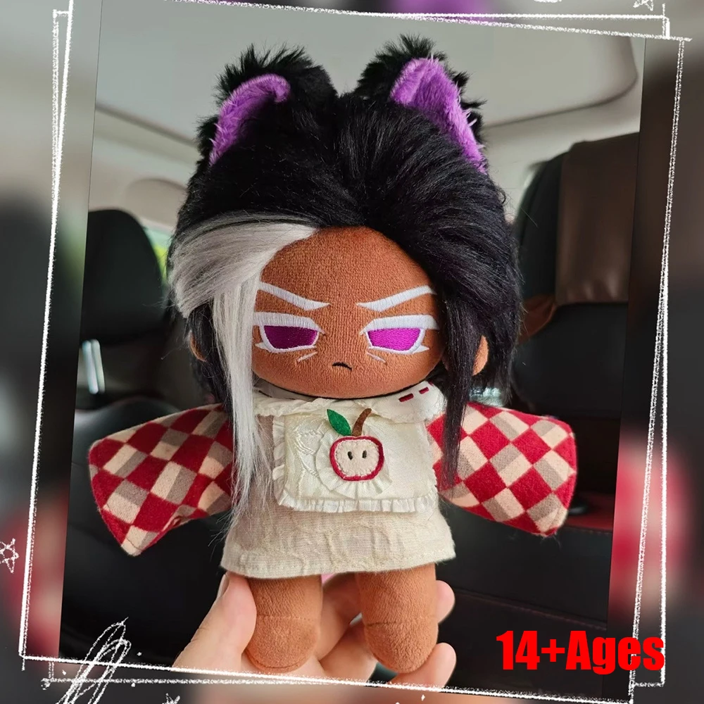 Game Cookie Run Kingdom Dark Cacao Cookie Cosplay Doll Kawaii Plush Stuffed Cotton Doll Adult Collection Room Decoration