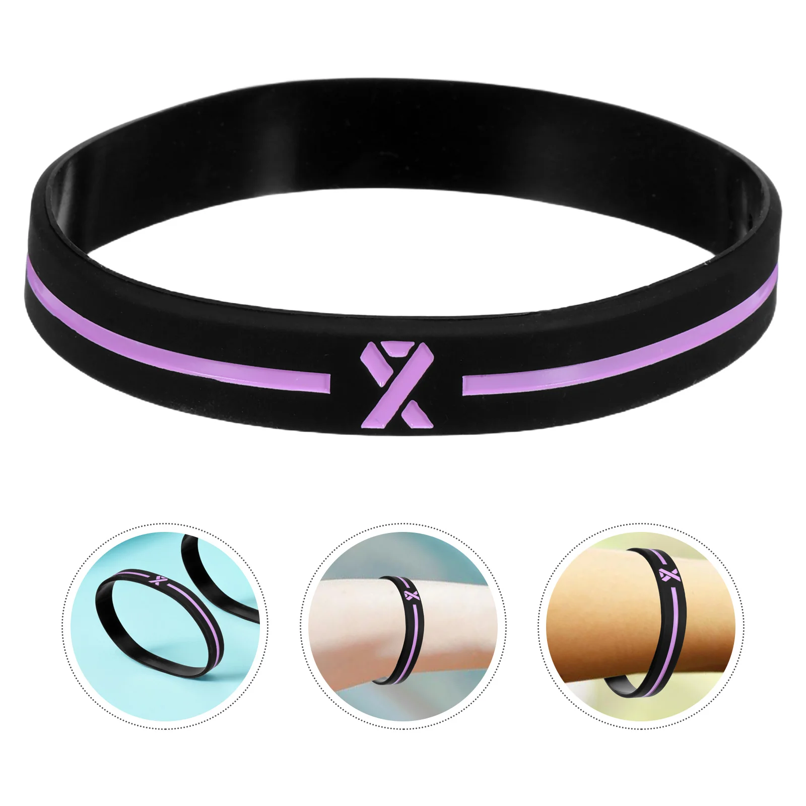 

30pcs Breast prevention Silicone Bracelets For Women Men Lightweight Comfortable Awareness Wristband Support Fundraiser