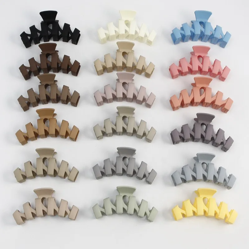 

1 шт. 11 см Матовая заколка для волос неправильной формы для женщин, очаровательный минималистичный дизайн, модный элегантный стильный аксессуар для девочек, новинка, повседневный головной убор для образа на каждый день