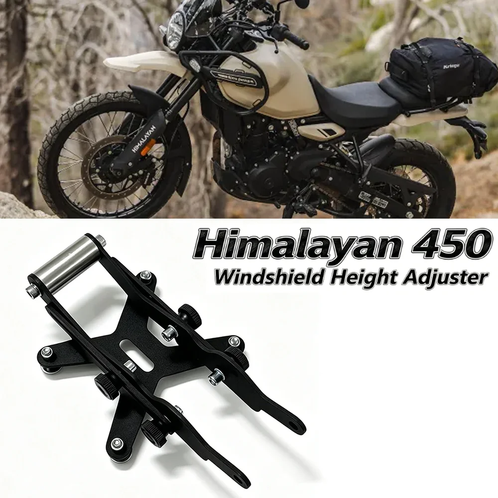 For Himalayan 450 Windshield Height Adjuster Adjustable Screen Himalayan 450 Navigation Mount GPS Holder Bracket GPS Mount Himal