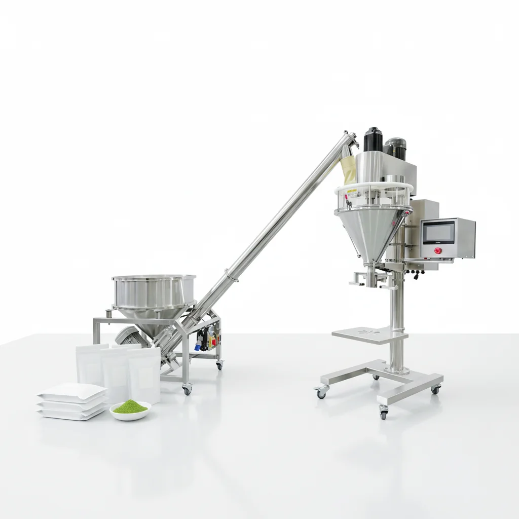 Multi Function Powder Filling Packing Machine for Herb Wheat Tapioca Starch Protein Milk Cocoa Sugar Candy Cake Mix