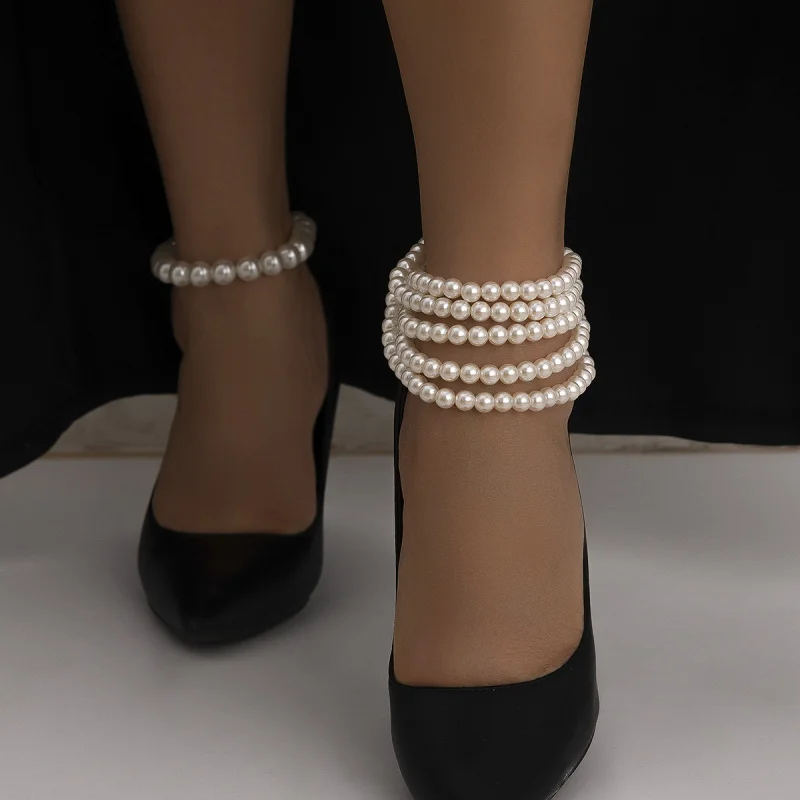 Luxury Style im loarl sexy chain anklet double-layer ankle ring wholesale