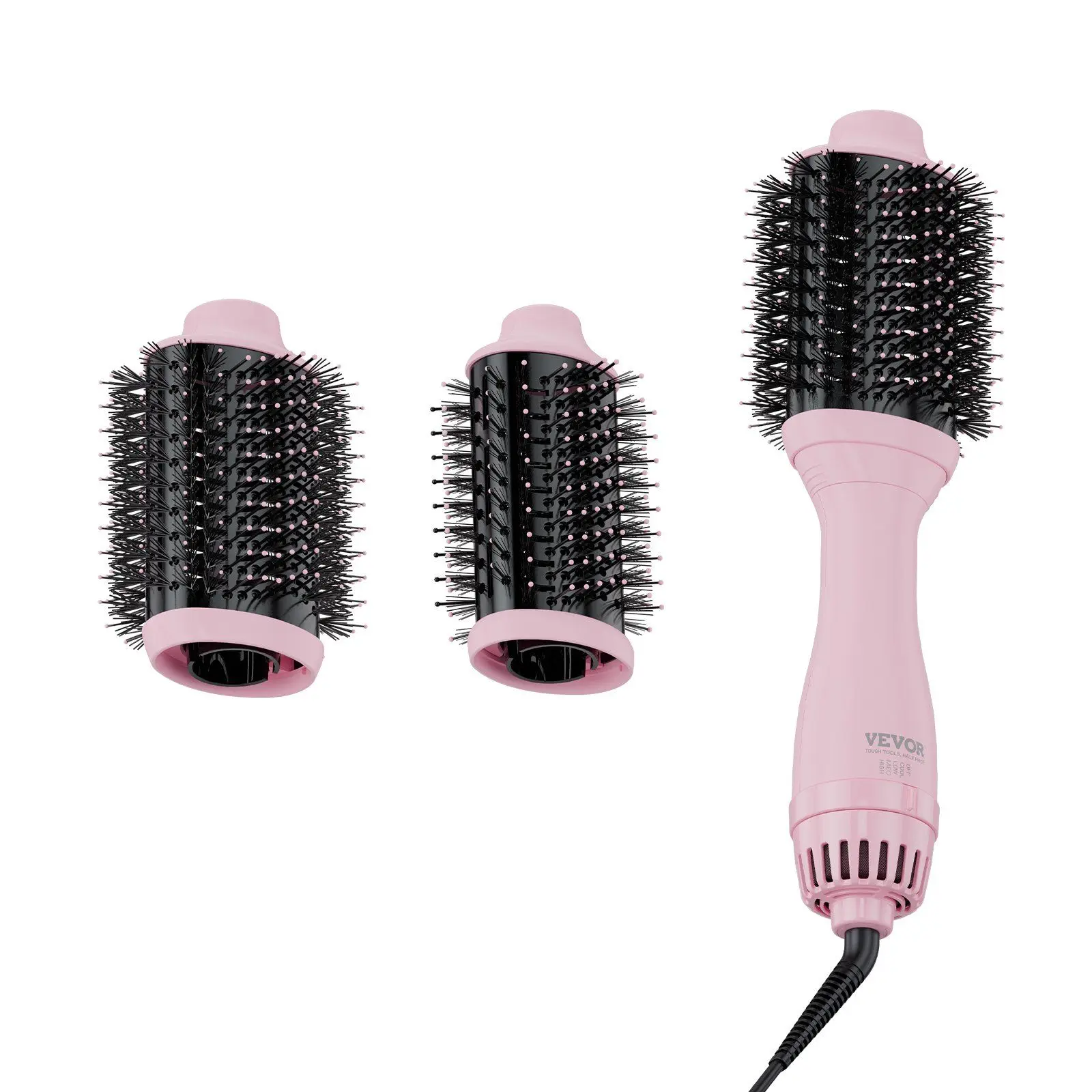 Hair Blow Dryer Brush, Ionic Hot Air Styling Brush with 2.6