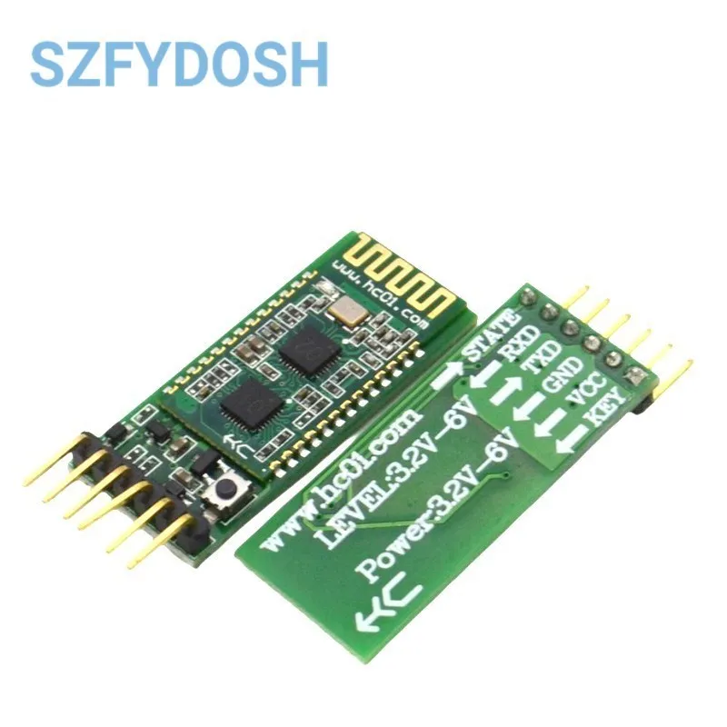 HC-02 Bluetooth-compatible Serial Port Wireless Digital Transmission Module 2.4G UART  TTL Level Pcb Antenna Replace HC-05 HC-06