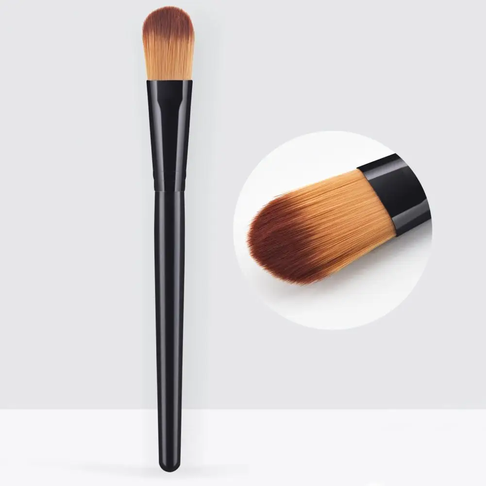 Cosmetic Brush Easy to Clean Comfortable Ergonomics Reused Portable Skin Care Tools Medium Size Foundation Liquid Facial Brush