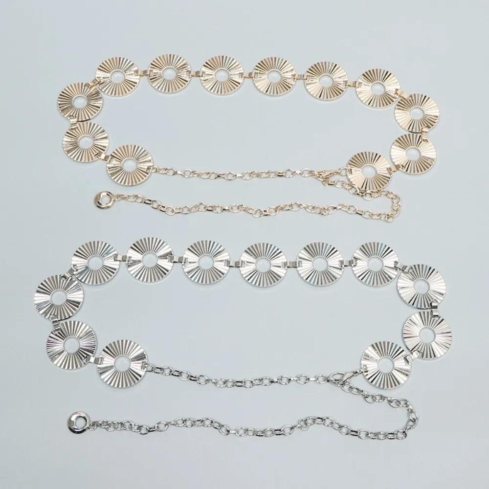 

Универсальный роскошный металлический ремень-цепочка, регулируемый пояс в стиле панк, золотой, серебряный пояс-цепочка для женщин