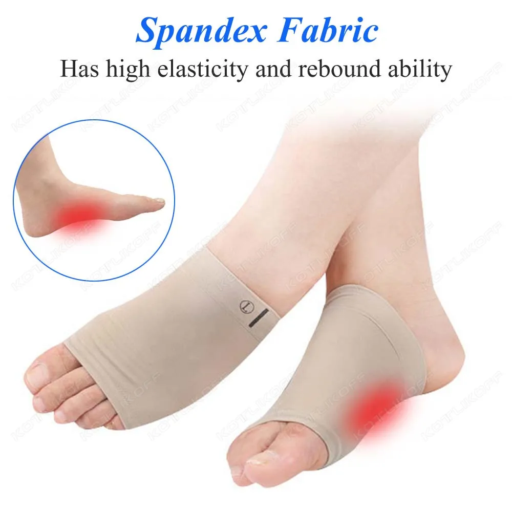 Arch Support Orthotic Insoles Pain Relief Feet Care X/O Type Leg Orthopedic Heel Spurs Flat Feet Elastic Bandage Care Cushion